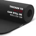 KEEP Extra Thick NBR Yoga Mat for Women & Men, 10mm Thick, 72x24 Large Exercise Mat with Non-Slip Workout Mat for Yoga, Pilates, Stretching, Meditation Wide & Cushioned Fitness Mat