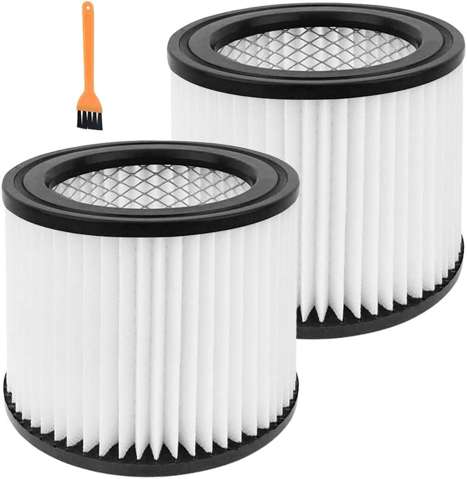 IN VACUUM 2 Pack Replacement for Shop Vac Filter 90398, 903-98, 9039800, 903-98-00, 952-02H87S550A, Hangup Wet Dry Vacuum Cartridge Filter, Fits Most for Shop Vac 4 Gallon and Less