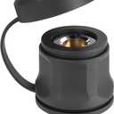740112 Air Compressor Hose Adapter With Dust Cap Replacement A/R/B Air Compressor Hose Coupling A/RB Universal On Board Systems GaugeAir Chuck Air Tank Secure Air Tool Connections Adapter- NPT Std