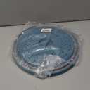 WENWELL Large Microwave Splatter Cover & Silicone Mat,12 Inchs Vented Collapsible Guard dish Plate lid & Round Kitchen mat for food