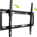 Philips Titlt TV Monitor Wall Mount Bracket for Most 30-80 Inch LED LCD OLED HDTV Flat Curved Screen TVs and Monitors with Max VESA 400x400mm up to 100lbs, Lockable Safety Bar, SQM7442/27