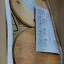 Winsome Element 2-Piece 24In Counter Stool Set, Natural Finish, Solid Wood, Modern Design