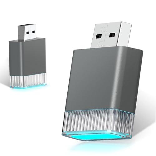 Mini Wireless Carplay Adapter for Apple iPhone,Plug and Play Easy Setup Automatic Reconnect,Convert Wired to Wireless Carplay Adapter Dongle,for Car Play 2016+ & iPhone iOS 10+ (USB A) Grey