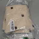 Christmas Tbale Runner 13x72 Inch Soft Plush Faux Fur Jacquard Beige Christmas Tree Table Runner, Seasonal Autumn Kitchen Dining Table Decoration for Home Party Decor ZR001A72