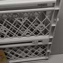Retractable Baby Gates for Doorways, 58" Extra Wide Mesh Child Dog Gate for Stairs, 34" Tall Toddler Pet Gate Indoor and Outdoor, Easy Install, Essential for Home Safety, Black