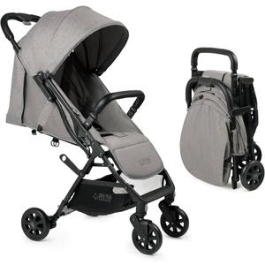Lightweight Travel Stroller for Baby & Toddlers - Easy Fold & Compact Stroller with Canopy, Storage Basket, Multi-Position Recline & Convenient One-Hand Fold (Grey)