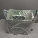 4.5 Gallon Trash Can with Swing Lid, Plastic Swing Top Trash Can (Green)