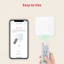 SwitchBot Hub Mini Smart Remote - IR Blaster, Link SwitchBot to Wi-Fi (Support 2.4GHz), Control TV, Air Conditioner, Compatible with Alexa, Google Home, IFTTT (White)