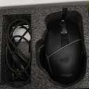 SOLAKAKA SM809 Pro Gaming Mouse with 9 Side Buttons,24000 DPI RGB Mouse for Gamer,16 Programmable Macros MMO Mouse,Black