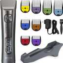 opove H5 Hair Clippers for Men, Professional Cordless Clippers with 250min Runtime & Smart LCD, Quiet Hair Trimmer, Perfect for Kids, Bearded Men, Women & Barbers (Black Gift Boxed) (1 Count (Pack of 1))