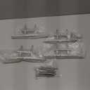 Boat Cleats, Marine Grade 316 Stainless Steel Boat Mooring Cleat Pack of 4, Installation Accessories Included (5 Inch)