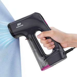 Vacuum Steamer for Clothes,3500Pa Suction Handheld Clothes Steamer,LED Display, Multiple Mode Adjustment,Steaming & Ironing 2 in 1,Portable Steamer No Board Needed, 160ml Water Tank (for 110‑120V)