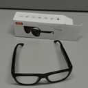 Smart Bluetooth Glasses, Built-in Mic & Speakers, Smart Wireless Headphone Sunglasses for Men and Women, Athletic/Outdoor UV Protection and Voice Control, Unisex (Black)