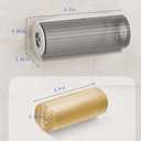 1 Pcs Trash Bag Dispenser Extra Large Trash Bag Dispenser Roll Holder Garbage Storage Box Organizer Plastic Bag Organizer for Kitchen (White)