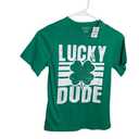 Kids/Toddler "Lucky Dude" St. Patrick's Day Shirts, 2Pack, Size XS, 4T