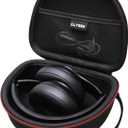 Headphone Case Compatible with Beats Studio Pro/Solo 4 / Studio 3 / Solo 3 / Picun B8 / BERIBES/JLab JBuds Lux ANC Wireless Bluetooth Noise Cancelling Headphones, Black(Case Only)