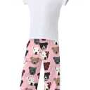 Pajama Pant Lounge Pajama Bottoms Elastic Waistband Sleepwear PJs Sleep Pants (Pink, XL)