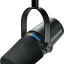 Shure MV7i Smart Microphone with Built-in Audio Interface - Podcast & Musician Mic with 2 Channels, XLR and 1/4", USB-C for Mac/PC/Phone, Advanced DSP Features, All-Metal Design, Auto Level Mode