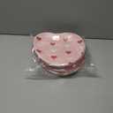 Winoo Design Valentines Plates - 60 PK - Heart Shaped Plates for Valentine's Day Decor