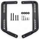 Motorcycle Extended Footpegs Black Motorcycle Foot Pegs for Yamaha Zuma 125 2022 2023 2024