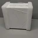 UNIQOOO White Acrylic Card Box w/Slot, Thick DIY Wedding Box Blank No Print, Large 10x10x5.5 in, for Reception Decoration Fundraiser Money Box Election Ballot Graduation Keepsake Party Favor