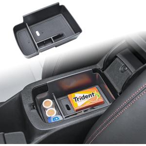 TACOBRO Center Console Insert Tray Compatible with 2024 2025 2026 Chevrolet Trax and 2024-2026 Buick Envista Interior Accessories, Armrest Secondary Storage Organizer Box