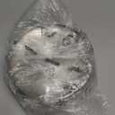 Stainless Steel Plates, 12 Set 6.7 inch 304(18/8) Metal Food Serving Plate, Reusable Snack Eating Dishes Round Shatterproof Plate Silver Dinnerware for BBQ Dinner Oven Dishwasher Safe