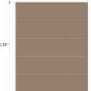 10' X 10' Pergola Shade Cover for Outdoor Retractable Durable Fabric Canopy Replacement Top Only, Sun Shade for Outside (Beige)