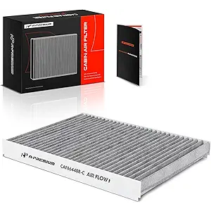 A-Premium Cabin Air Filter w/Activated Carbon Compatible with VW Jetta 1993-2005, Passat 2001-2005, Golf 1993-2006, Beetle 1998-2010, Cabrio 1995-2002 & Audi TT 2000-2006, Replace# 1J0819644