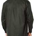 Dickies Men's Long Sleeve Work Shirt (X-Large, Olive Green V1)