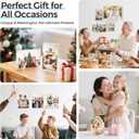HOUSE DAY Acrylic Picture Frames 8x10, Lightweight Magnetic 8x10 Picture Frame for Wall and FreeStanding Desktop Display Clear 8 x 10 Photo Frame with Microfiber Cloth Nails 8x 10 Photo Frame for Gift (2 Pack)