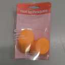 Real Techniques Miracle Complexion Beauty Sponge Makeup Blender, Set of 2 (2 Count (Pack of 1), Orange)