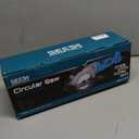 Seesii Mini Circular Saw with Laser Guide,4.8A 4000 RPM Compact Corded Circular Saw with Rip Guide,3 Blades (4-1/2") for Wood,Soft Metal,Tile,Plastic Cutting,Max Cut Depth 1-11/16"(90),1-1/8" (45)