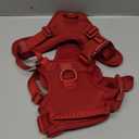 No Pull Dog Harness, Puppy Vest with Front Clip for Small Medium Large Sized Dog(Burgundy Red,L) (L(Neck:20.9-31.5", Chest:24.8-37.4"))