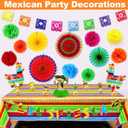 8 Varieties 25 Pcs Cinco De Mayo Decorations Mexican Party Decorations Fiesta Party Decorations Paper Fans Pom Poms Llama Balloons Banners Table Runner Honeycomb Decor Cupcake Toppers Taco Party Favor