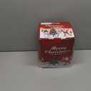 Christmas Inflatable Santa Claus, Outdoor Decorations Sitting Santa Claus with Built-in LED Lights, Blow Up Santa Carrying Gift Bag Sitting Roof Yard Patio Bench Shrubs Tree Chair (Red, 8FT)