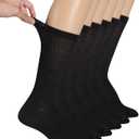 Dr. Scholl's Women's Diabetes & Circulator Socks - 4, 6, & 12 Pair Packs - Non-Binding Moisture Management, 8-12
