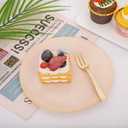 LIYH 200 Pcs Pink Gold Dessert Plates and Forks,Small Cake Plates 7.5 Inch,Party Plate and Forks 5 Inch for Bridal Shower,Birthday Tea Party