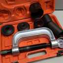 DAYUAN Ball Joint Press & U Joint Removal Tool Kit with 4x4 Adapters for Most 2WD and 4WD Cars and Light Trucks with Red Storage Case Red