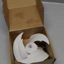 EAU63103301 Refrigerator Condenser Fan Motor Assembly Fits for LG, Replaces EAU63103302 AP6235485 4509126, DC 12V 1A 4-Pin