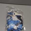 Blue White Silver Balloon Arch Kit, Navy Blue Silver White Balloon Garland with Metallic Dark Blue Light Blue Silver Balloons for Boys Men Birthday Baby Shower Graduation Wedding Party Decorations