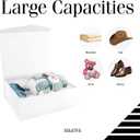 BLK&WH 5 Extra Large Gift Box with Lid 19.2x15.8x7 Inches, White Gift Box Closure Lid for Clothes and Large Gifts (Matte White)