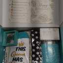 Happy Retirement Gift for Woman 2025, Funny Retirement Gifts for Women Coworkers, Cool Retired Gifts for Retirees Women Teacher Nurse Boss Friend Mom Grandma, Farewell Leaving Gift w/ Canvas Tote Bag (Mint Green)