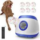 Automatic Ball Thrower for Dogs, Ball Launcher for Dogs - 2.5" Dog Balls * 6Pack (Blue)