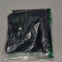 SOLY HUX Women's Satin Crop Blouse Collared V Neck Long Sleeve Shirts Sexy Cropped Tops (Medium, Plain Black)