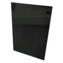 Black Tinted Glass (1 PCS) 1.1FT X 1.9FT