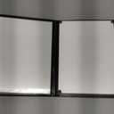 6 Sides Dry Erase Whiteboard Notebook Portable Notebook White Boards 12"x9"(a4) Small Folding Whiteboard Anti-ghosting Surface, Travel Dry Erase Mini White Board for Office, School, Study (Black)