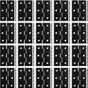 20 Pack Black Door Hinges 3 Inch, Stainless Steel Folding Hinges Interior Hinge Black Butt Hinge for Furniture Wooden Box Chest Window Case Lid Home Use