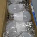 Energetic 24-Pack A19 LED Light Bulb, 60 Watt Equivalent, Daylight 5000K, E26 Medium Base, Non-Dimmable LED Light Bulb, ETL Listed