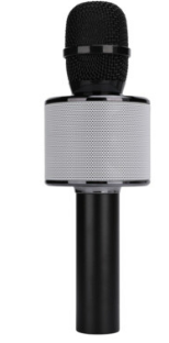 Amazmic Kids Karaoke Microphone Machine Toy Bluetooth Microphone Portable Wireless Karaoke Machine Handheld with LED Lights, Gift for Children Adults Birthday Party, Home KTV